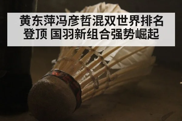 黄东萍冯彦哲混双世界排名登顶 国羽新组合强势崛起